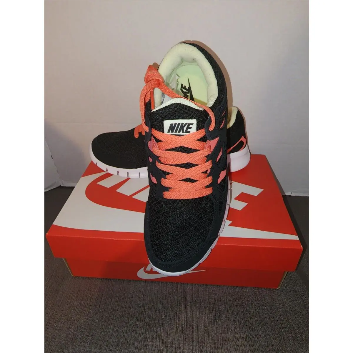 Nike shoes - Nike Free Run - Free Run - DM9057-002 - Black/Lime Ice/Magic Ember (UPC: 195240950533) 0