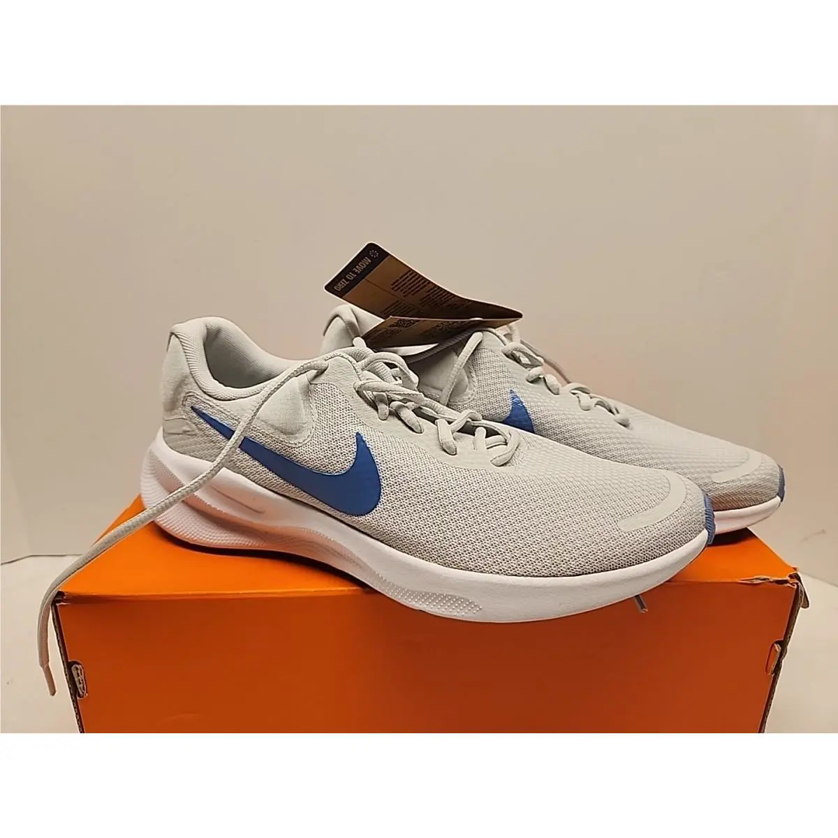 Nike shoes - Nike Revolution 7 - Revolution - FB2208-001 - Gray, Manufacturer: Photon Dust/Polar White/Lime Blast (UPC: 196969195793) 0