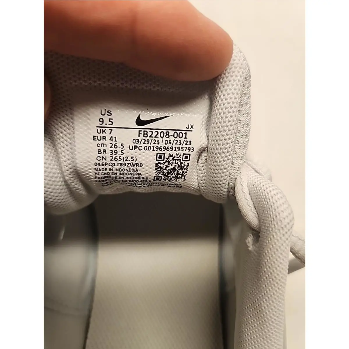 Nike shoes - Nike Revolution 7 - Revolution - FB2208-001 - Gray, Manufacturer: Photon Dust/Polar White/Lime Blast (UPC: 196969195793) 5