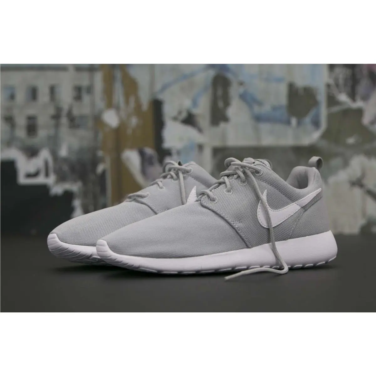 Nike shoes - Nike Roshe One 599728-033 - Roshe One - 599728-033 - Wolf Gray/White 1