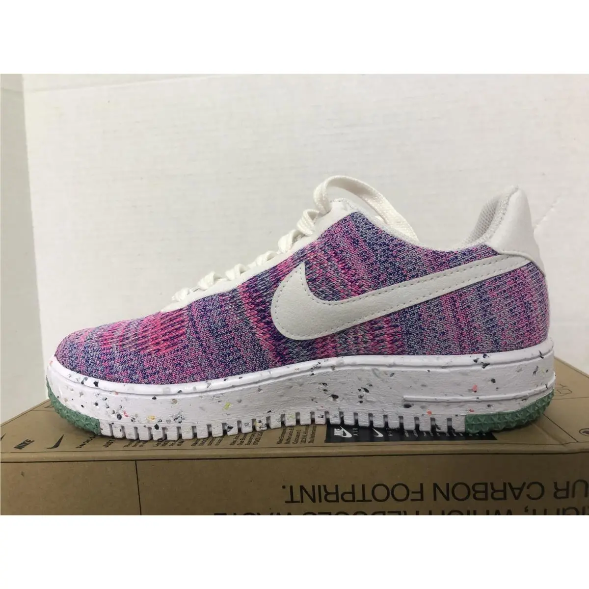 Nike shoes - Nike Air Force 1 Flyknit - DC7273-500 - Pink (UPC: 194956810063) 2