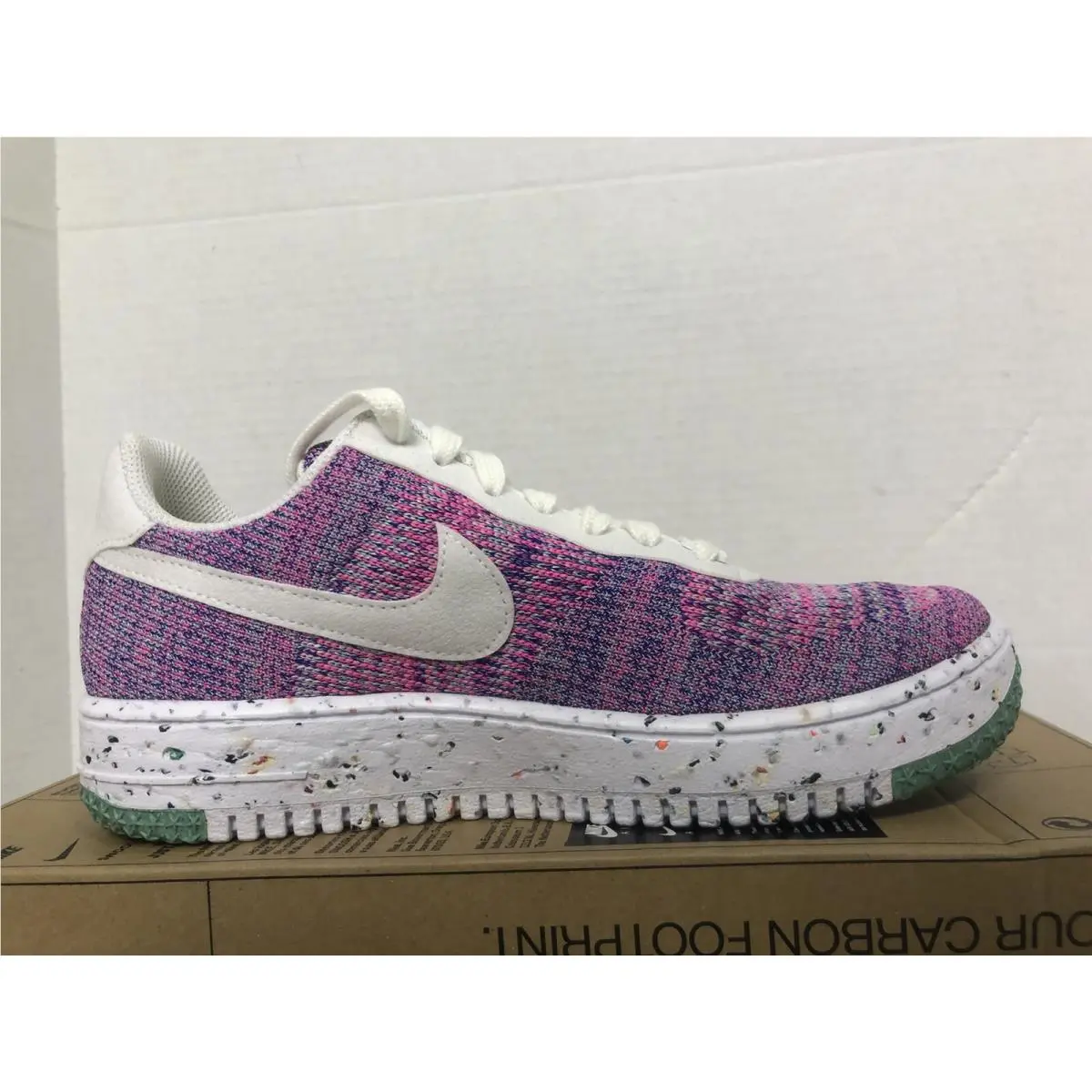 Nike shoes - Nike Air Force 1 Flyknit - DC7273-500 - Pink (UPC: 194956810063) 4