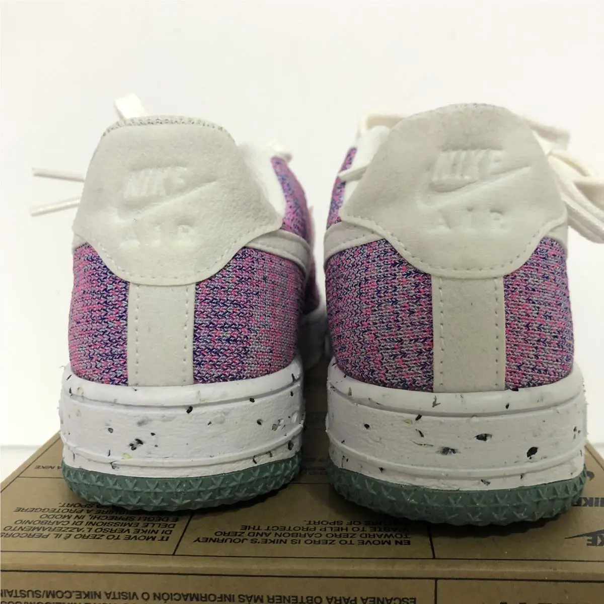 Nike shoes - Nike Air Force 1 Flyknit - DC7273-500 - Pink (UPC: 194956810063) 6
