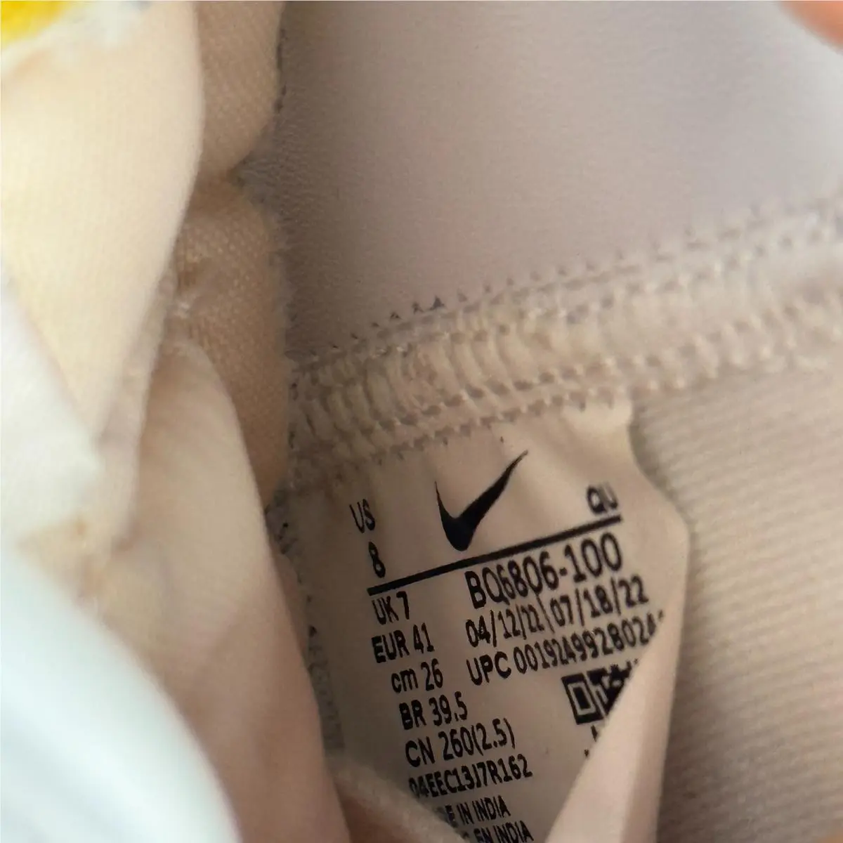 Nike shoes - Blazer Mid 77 - Blazer Mid - BQ6806-100 - White 6