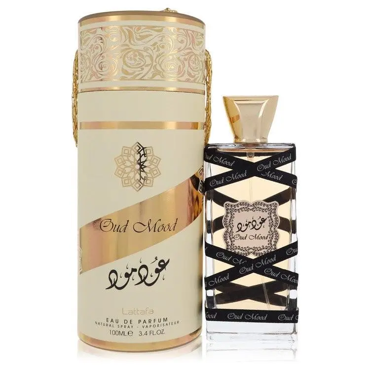 Oud Mood  Eau De Parfum Spray Unisex 3.4 oz For Women by Lattafa