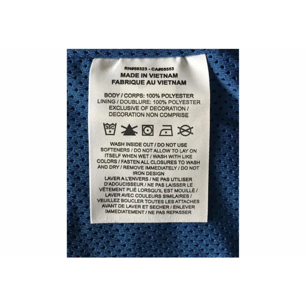 Nike clothing - Nike Sportswear Lined Woven Jacket - DM5285 407 - Blue (UPC: 195868463408) 12