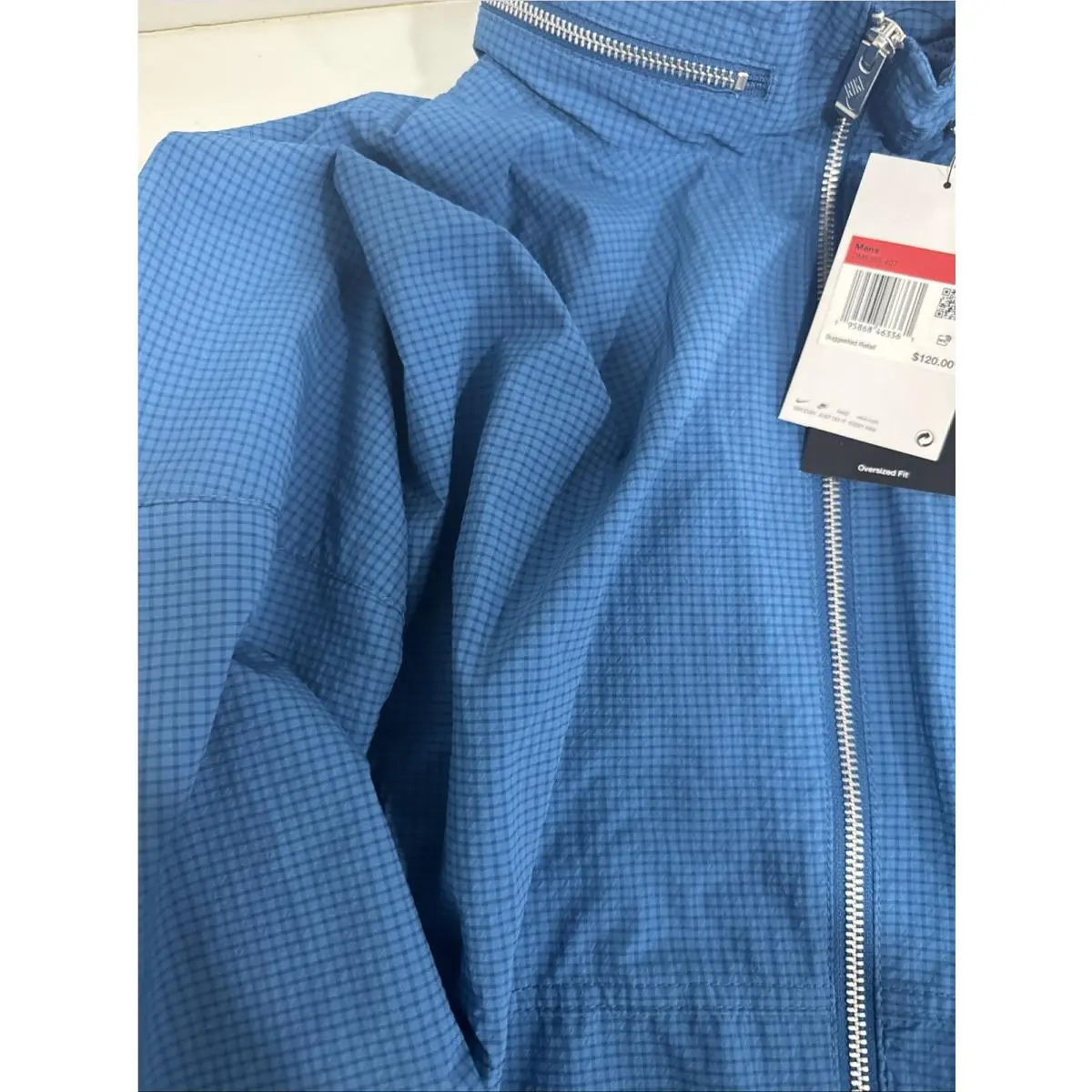 Nike clothing - Nike Sportswear Lined Woven Jacket - DM5285 407 - Blue (UPC: 195868463408) 2