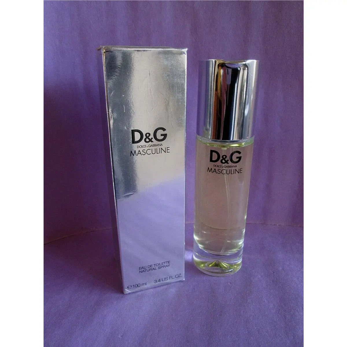 D G Masculine Dolce Gabbana Vintage Eau de Toilette Spray 100 ml 3.4 oz Dented