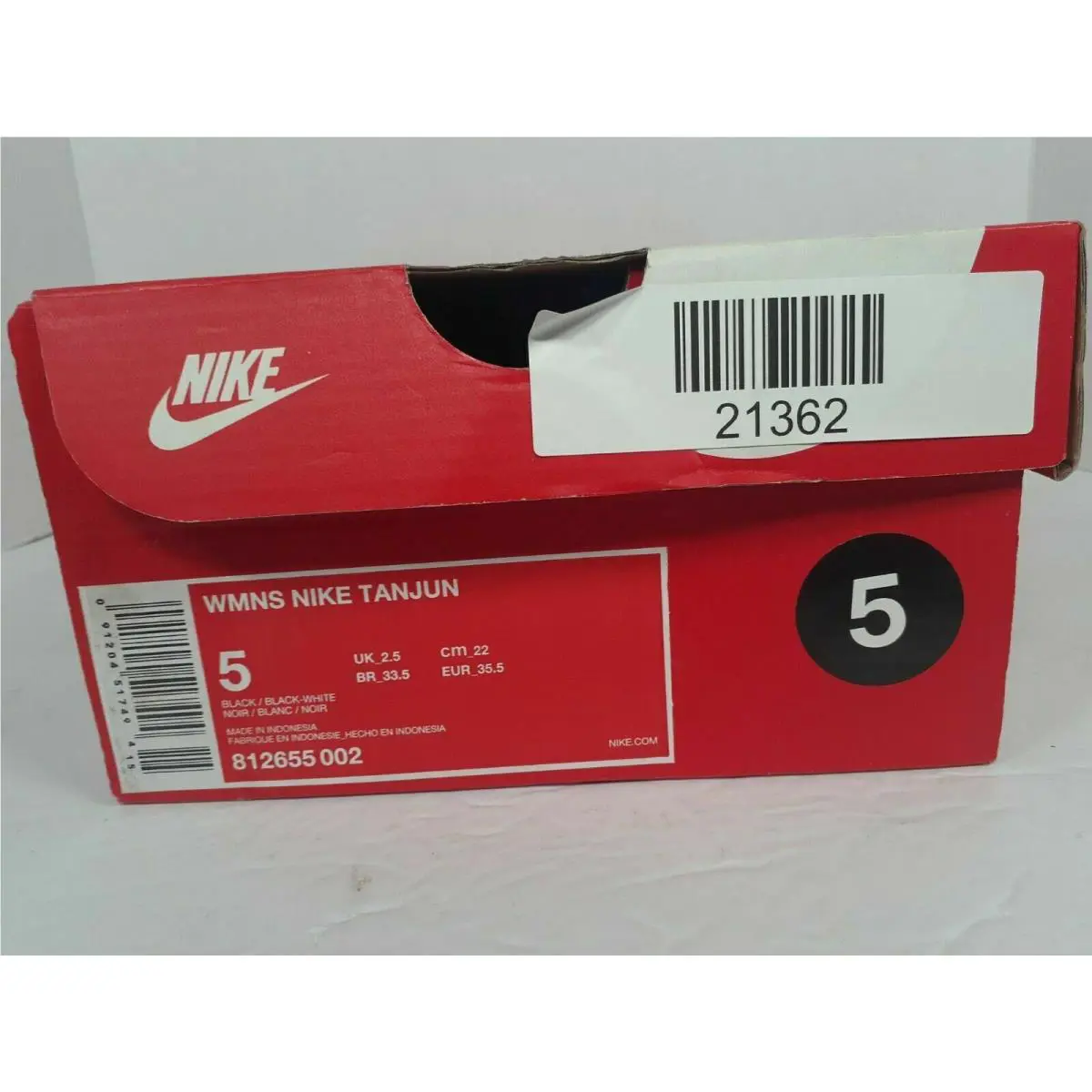 Nike shoes - Nike Tanjun - Tanjun - 812655-002 - Black 4