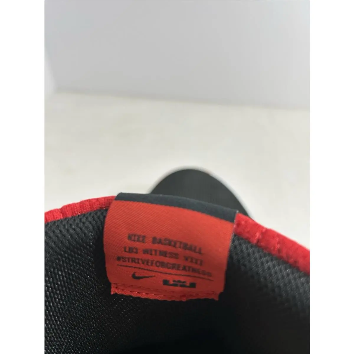 Nike shoes - Nike LeBron Witness 8 - LeBron Witness - FV0400-001 - Black, Manufacturer: Black/White/University Red 10