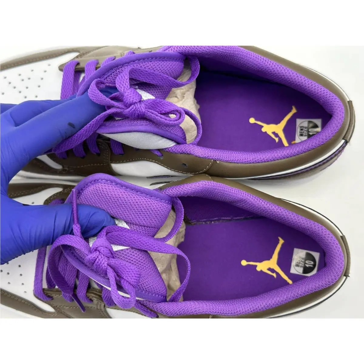 Nike shoes - Air Jordan 1 Low - Air Low - 553558-215 - Brown (UPC: 196154227858) 8