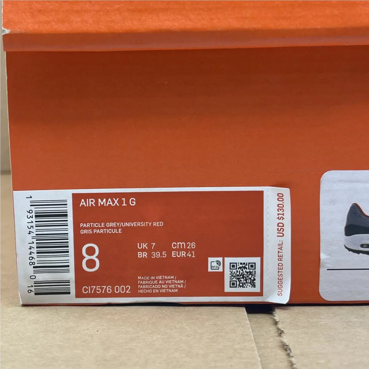 Nike shoes - Nike Air Max 1 - Air Max - CI7576-002 - Gray 8