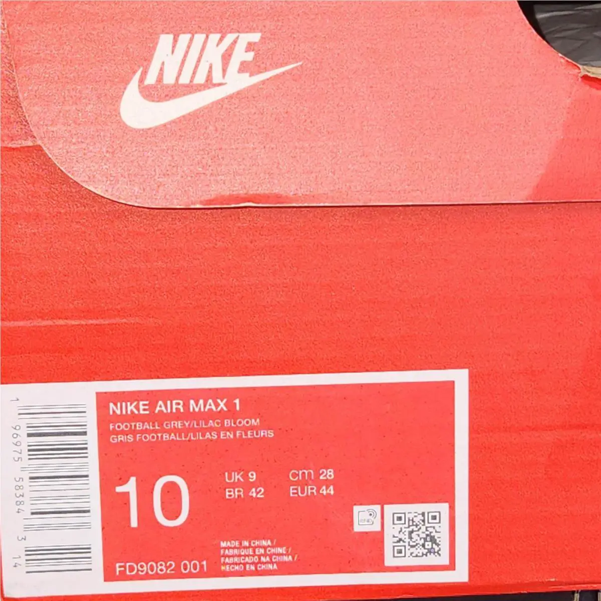 Nike shoes - Nike Air Max - Air Max - FD9082-001 - Football Grey/Lilac Bloom/White/Obsidian 5