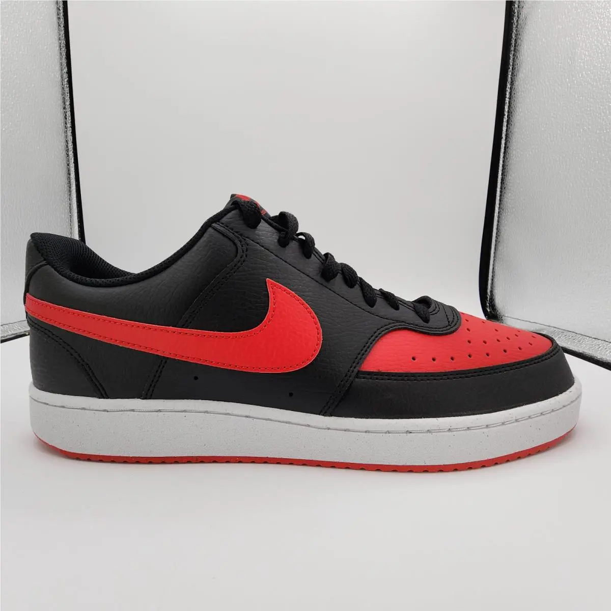 Nike shoes - Nike Court Vision - Court Vision - FJ0685-010 - BLACK/ UNIVERSITY RED-WHITE 0
