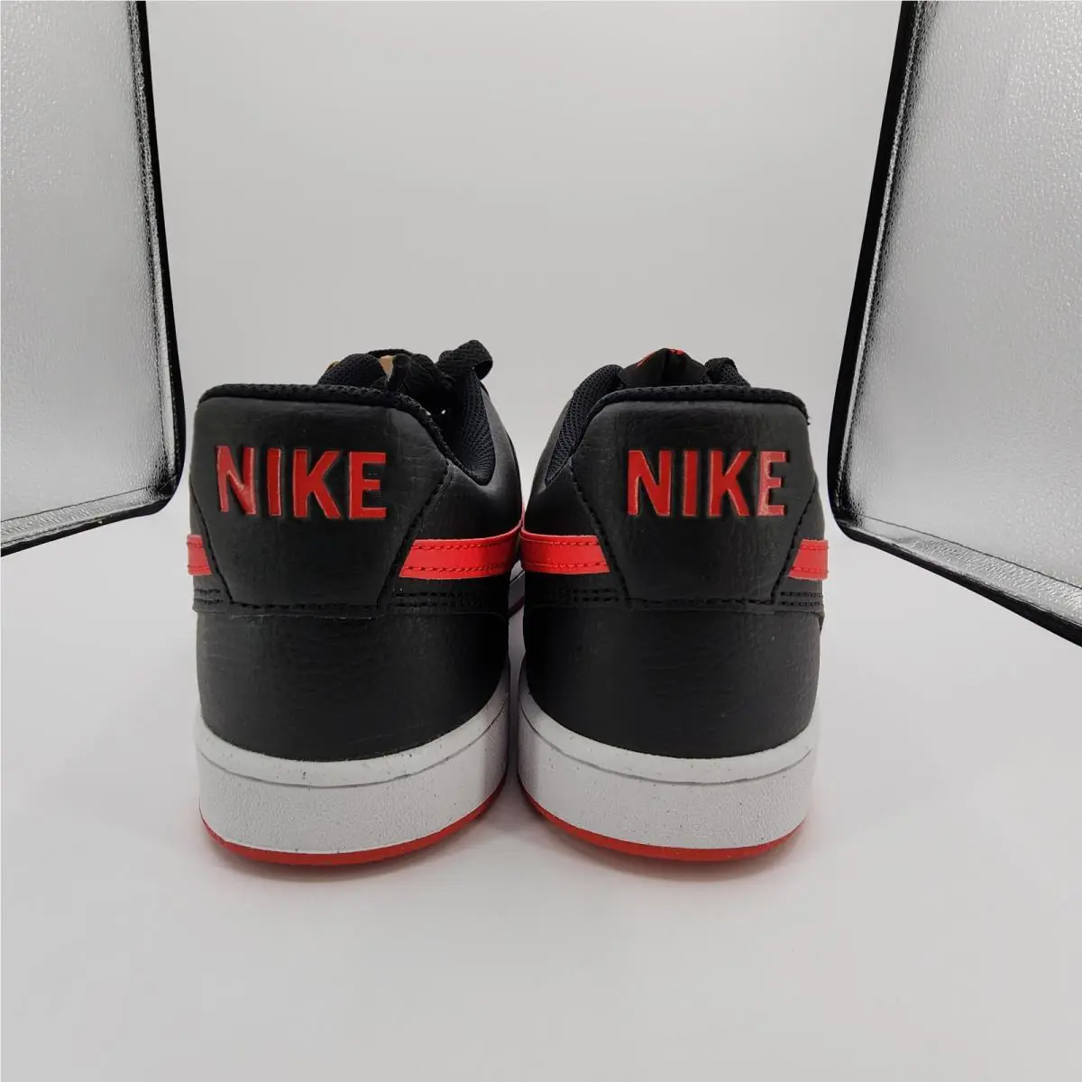 Nike shoes - Nike Court Vision - Court Vision - FJ0685-010 - BLACK/ UNIVERSITY RED-WHITE 4