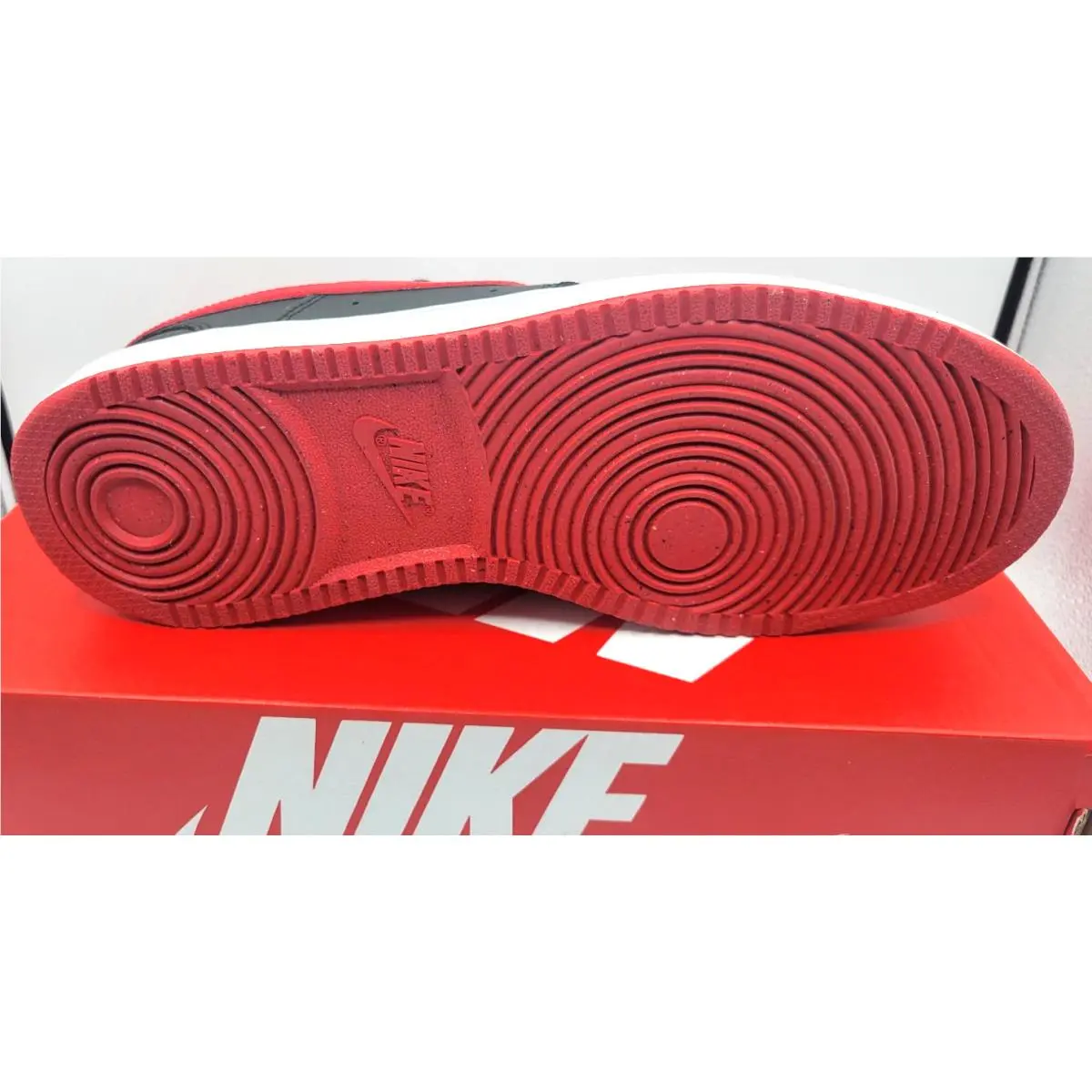 Nike shoes - Nike Court Vision - Court Vision - FJ0685-010 - BLACK/ UNIVERSITY RED-WHITE 2