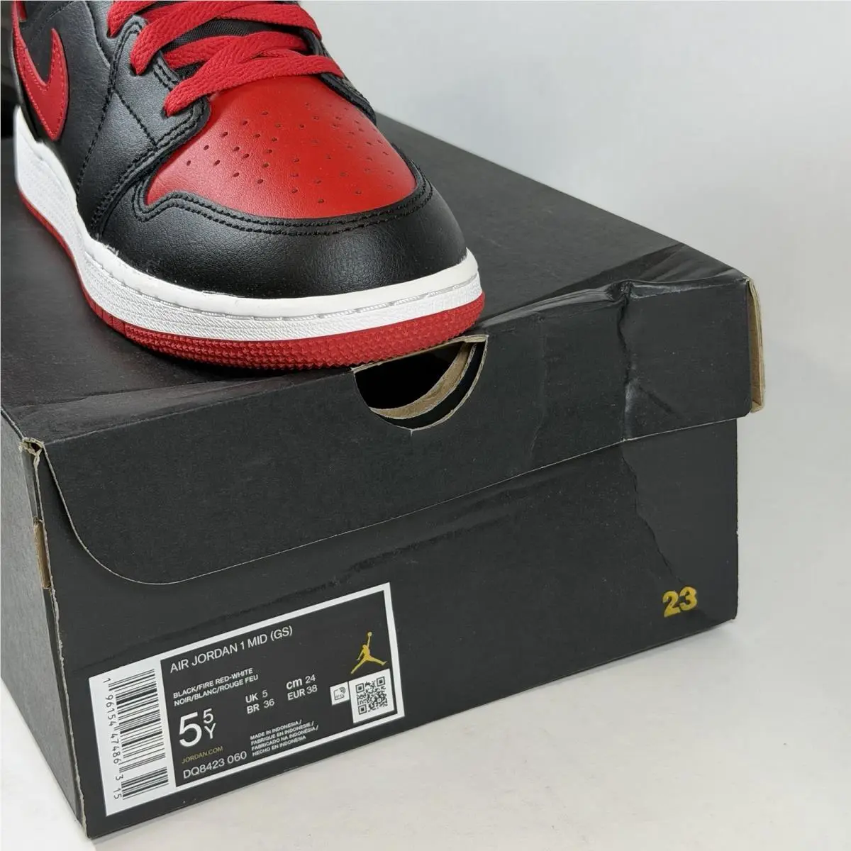 Nike shoes - Air Jordan 1 Mid - Air Mid - DQ8423-060 - Black 1