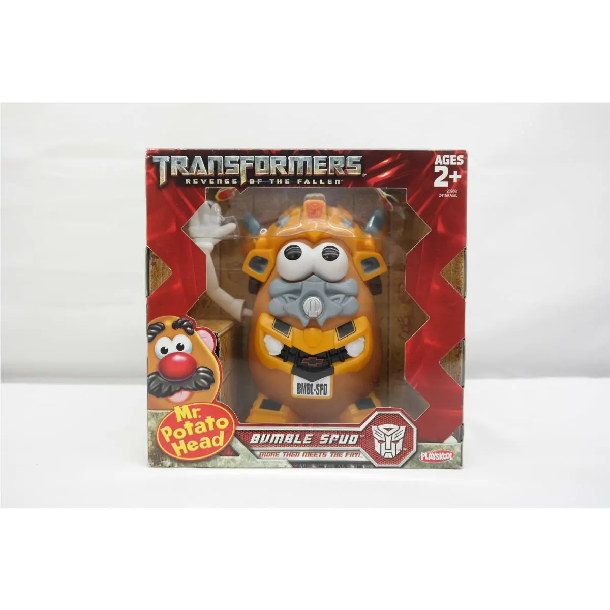 Transformers Bumble Spud Mr. Potato Head Bumblebee Hasbro 2008 TY