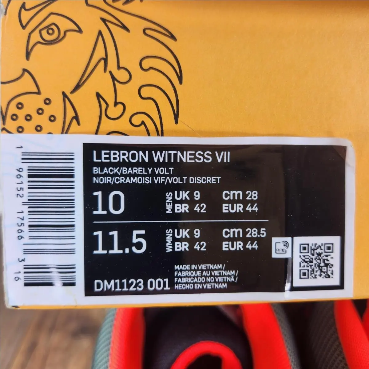 Nike shoes - Nike LeBron Witness 7 - LeBron Witness - DM1123-001 - Black 11