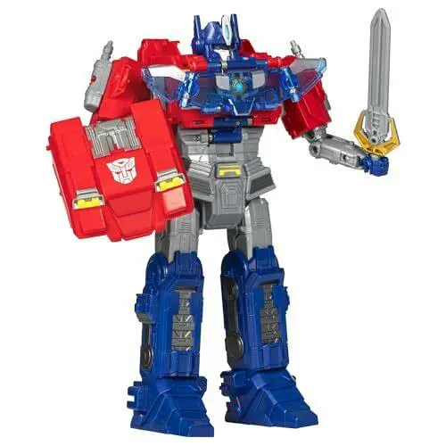 Transformers One Power Flip Optimus Prime Action Figure with Lights and Sounds