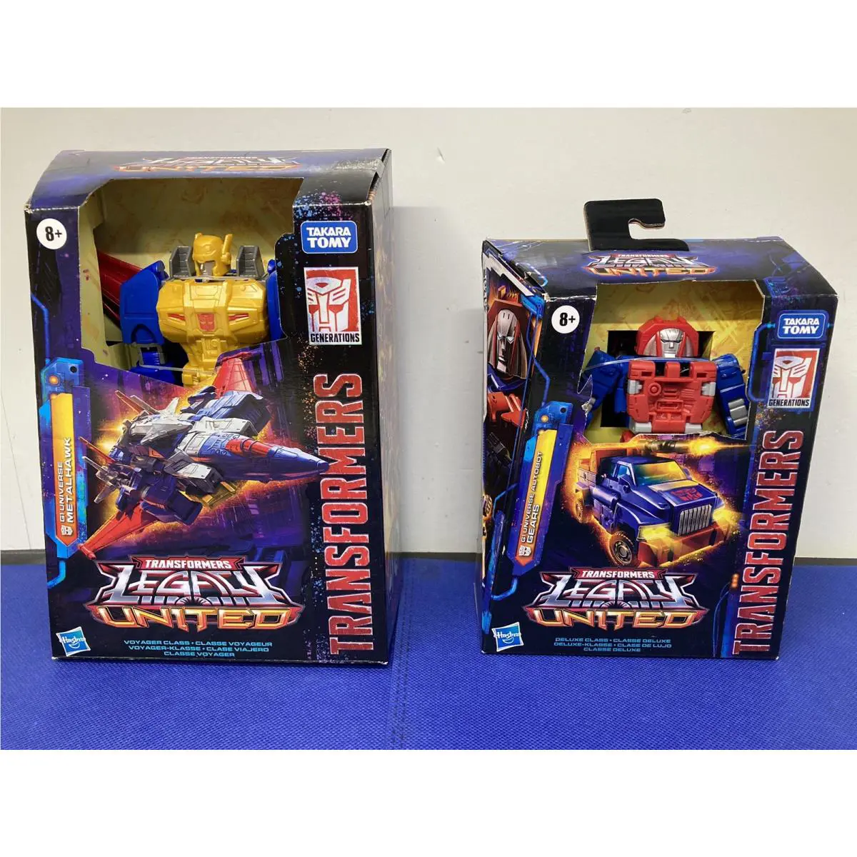 2X United Legacy Transformer Toys G1 Metalhawk Autobot Gears Deluxe