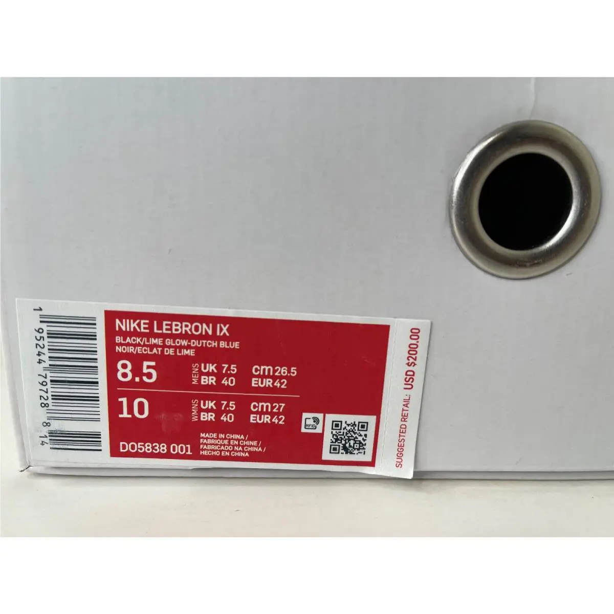Nike shoes - Nike LeBron 9 - LeBron - DO5838-001 - Black (UPC: 0195244797264) 5