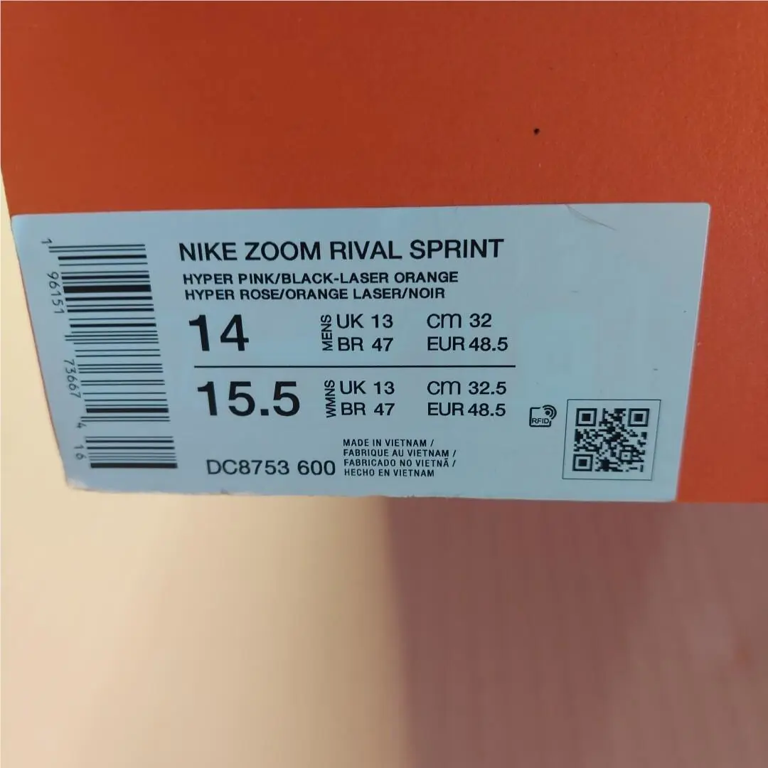 Nike shoes - Nike Zoom Rival - Zoom Rival - DC8753-600 - Pink/Laser Orange/Black 5