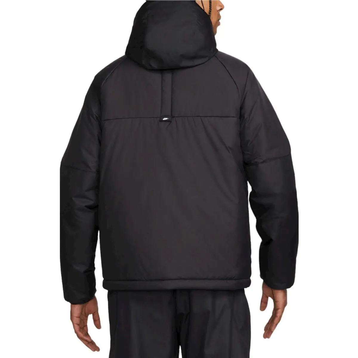 Nike clothing - Nike Sportswear Therma-FIT Legacy Hooded Jacket - DD6857-011 - Black/Black/Black, Manufacturer: Black/Black/Black (UPC: 195871897443) 0