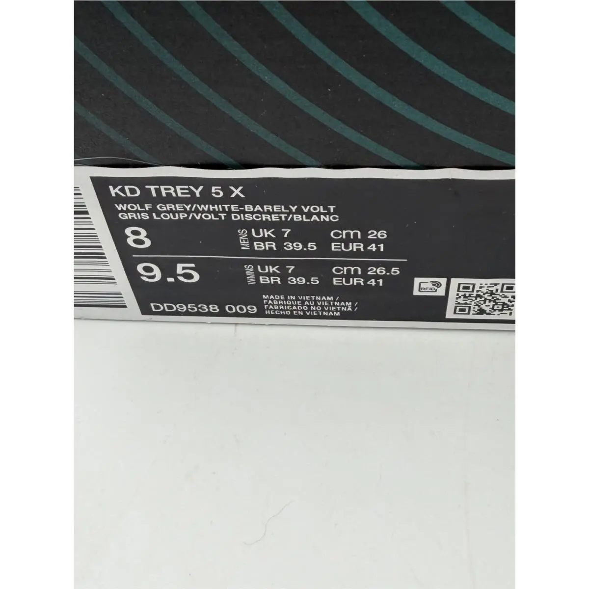 Nike shoes - Nike KD Trey 5 - Trey - DD9538-009 - Gray (UPC: 0196149550664) 6