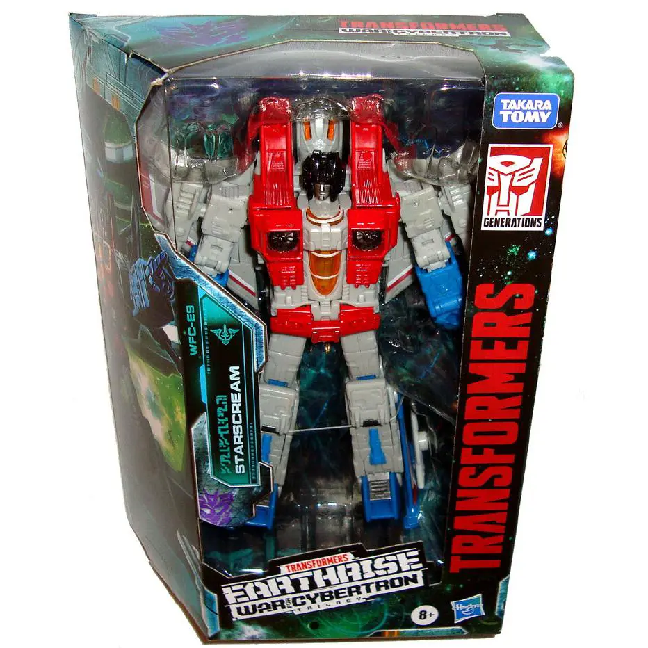 Transformers Earthrise War For Cybertron Starscream Voyager Fig Takara Tomy Mib