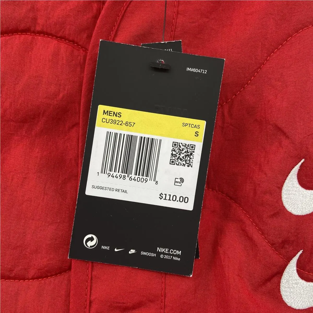 Nike clothing - CU3922-657 - CU3922-657 - Red (UPC: 0194498640098) 8