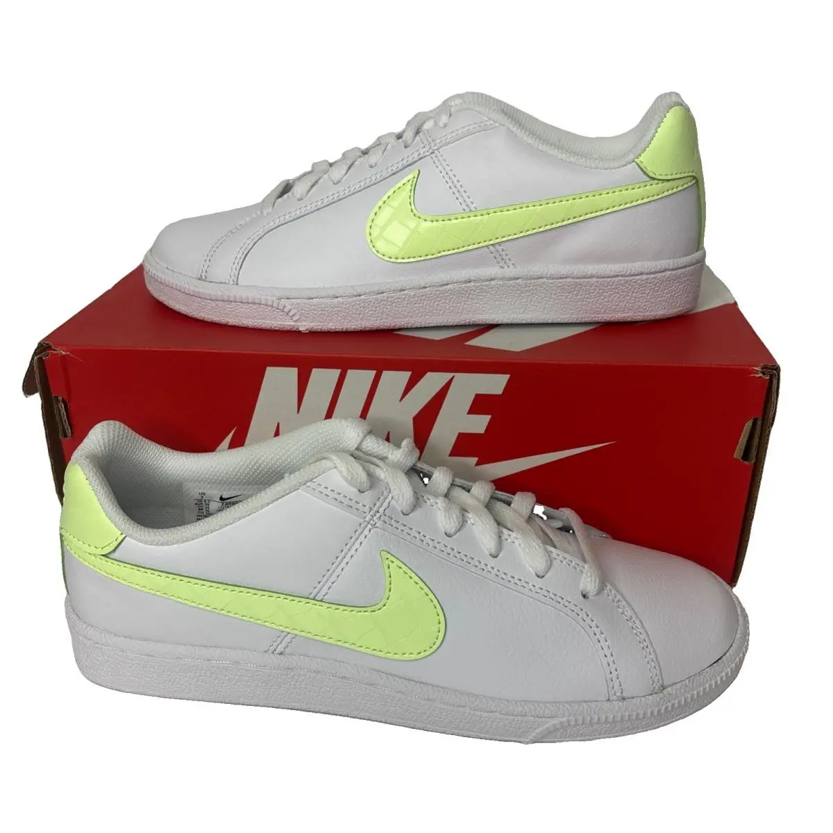 Nike shoes - Nike Court Royale - Court Royale - 749867-121 - White, Manufacturer: White/Barely Volt 0