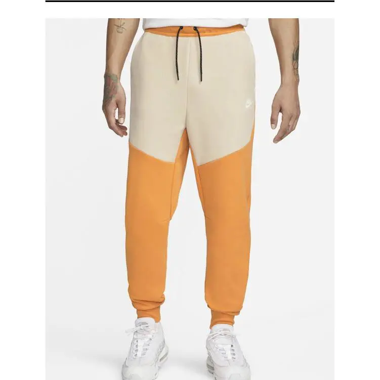 Nike Sportswear Tech Fleece Jogger Pants Mens Size Large CU4495 886 L Rare - Kumquat