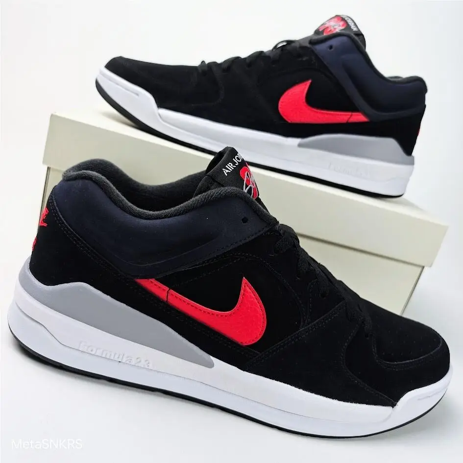 Nike shoes - Air Jordan Retro - Air Retro - FZ4184-010 - Black/White/Cement Grey/Fire Red 8