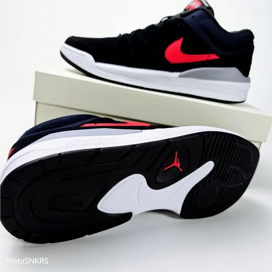Nike shoes - Air Jordan Retro - Air Retro - FZ4184-010 - Black/White/Cement Grey/Fire Red 9