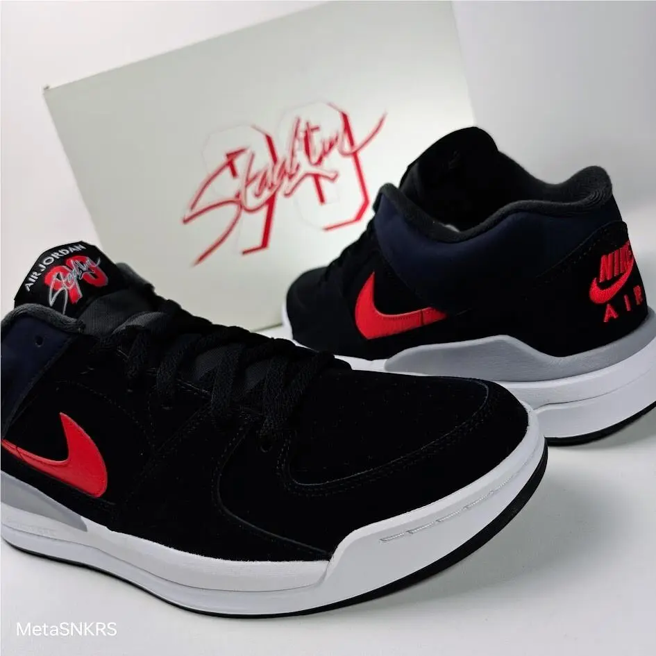 Nike shoes - Air Jordan Retro - Air Retro - FZ4184-010 - Black/White/Cement Grey/Fire Red 2