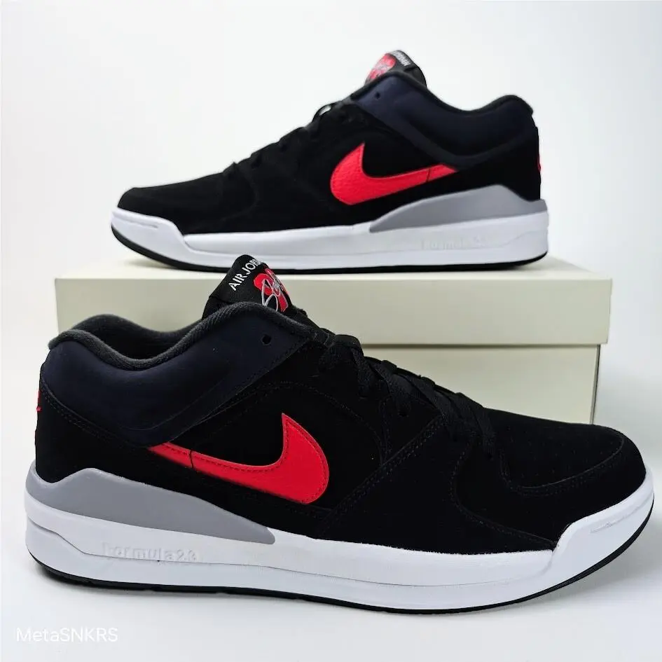 Nike shoes - Air Jordan Retro - Air Retro - FZ4184-010 - Black/White/Cement Grey/Fire Red 6