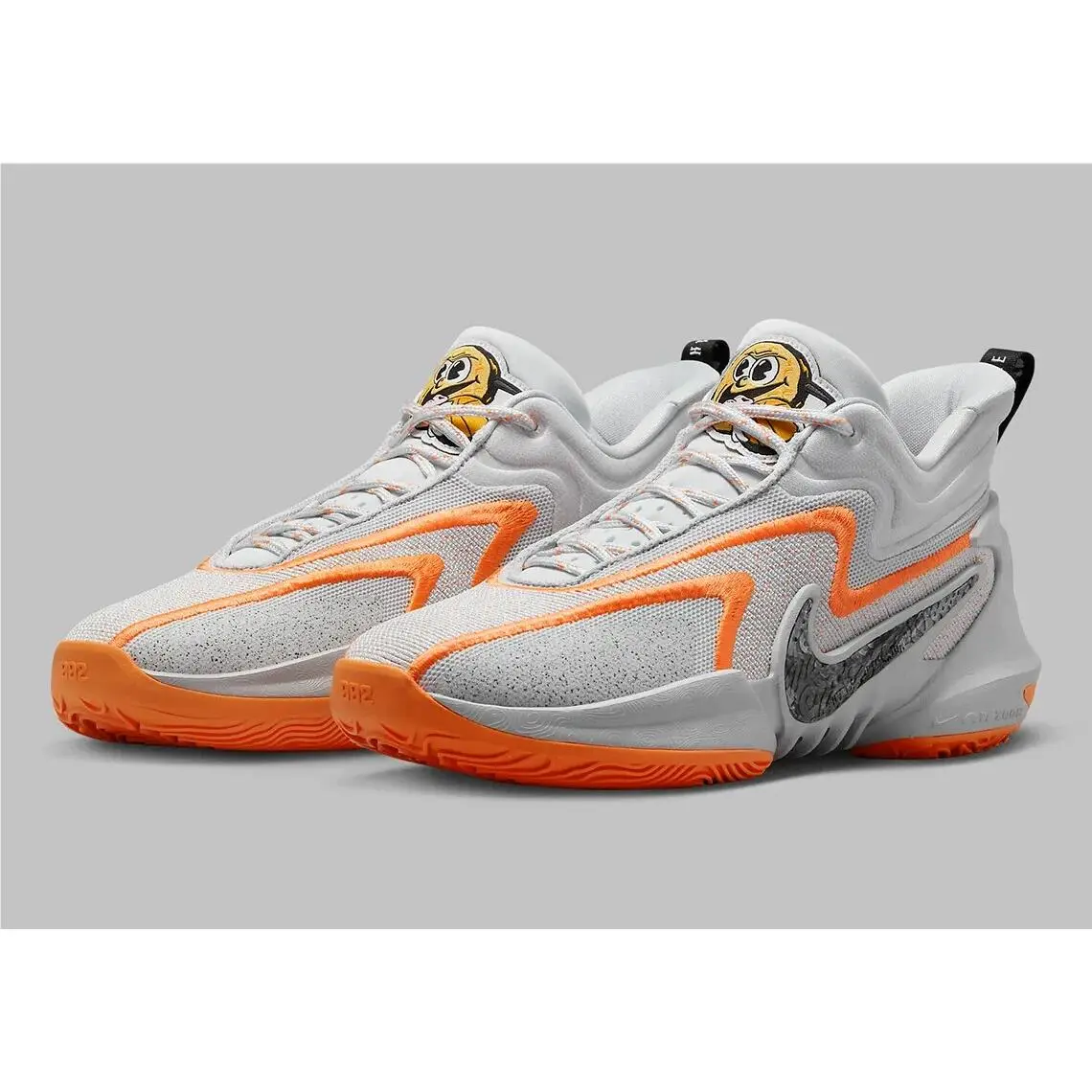 Nike Cosmic Unity 2 Wolf Grey/black Pure Platinum/ Orange Men`s US 11.5 - Wolf Grey/Pure Platinum/Cone/Black