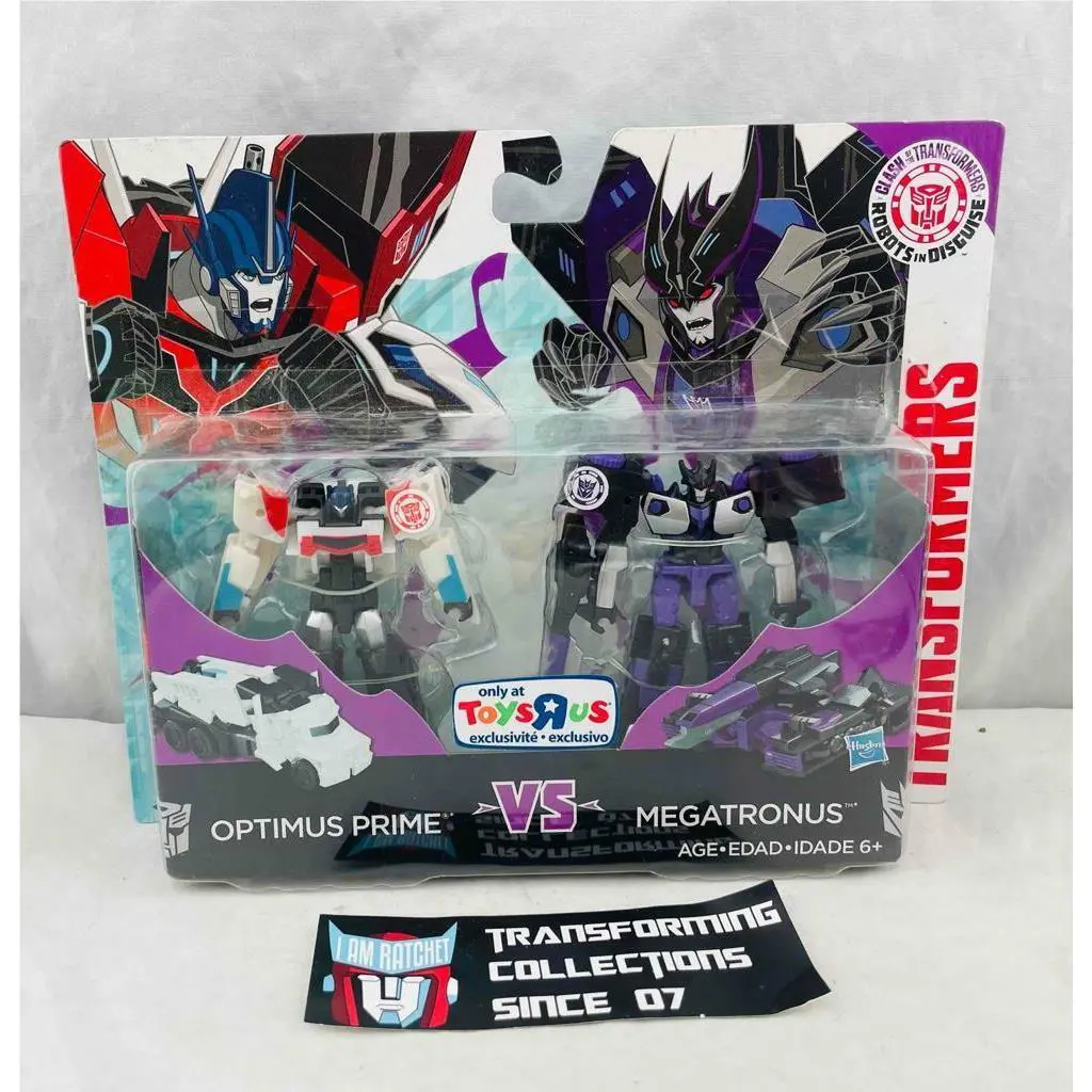Transformers Rid 2 Pack Optimus Prime Vs Megatronus Legends Class Tru Exclusive
