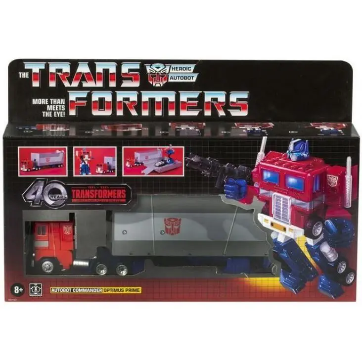 Transformers 40th Anniversary Retro G1 Optimus Prime 6.25 Action Figure