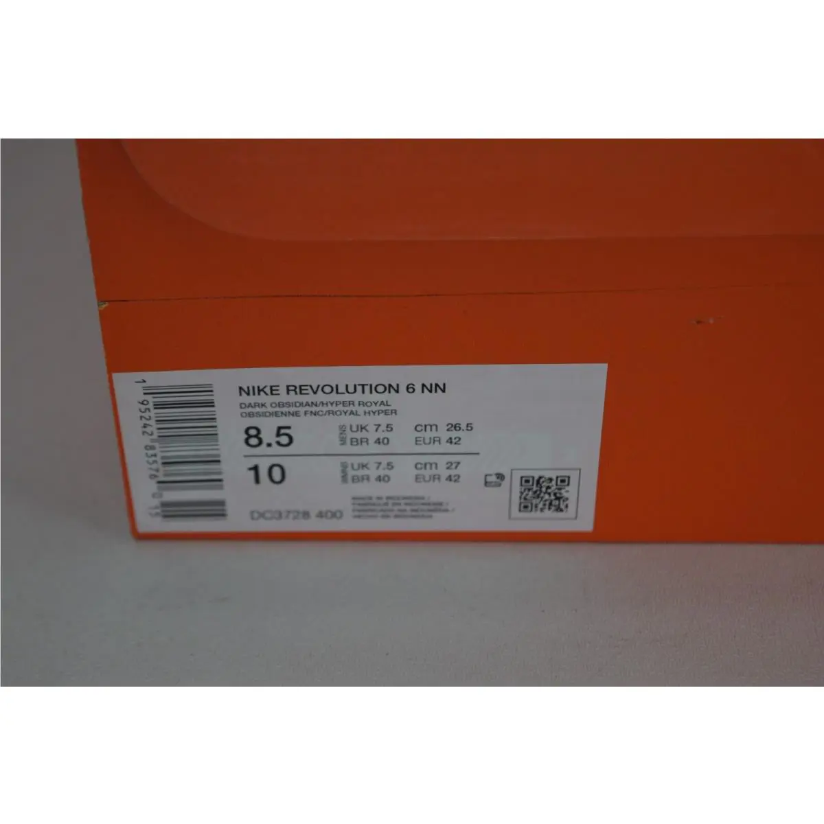 Nike shoes - Nike Revolution 6 - Revolution - DC3728-400 - Dark Obsidian/Hyper Royal (UPC: 195242835760) 4