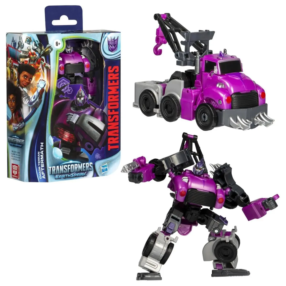 Transformers Earthspark Deluxe Class Chaos Terran Aftermath 5-Inch Robot Action