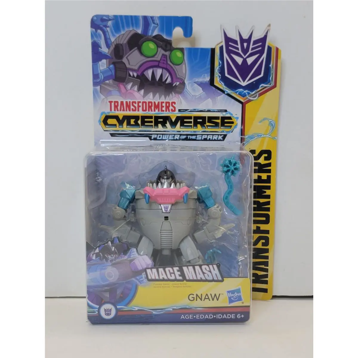 Transformers Cyberverse Mace Mash Gnaw Power of The Spark Hasbro Figure