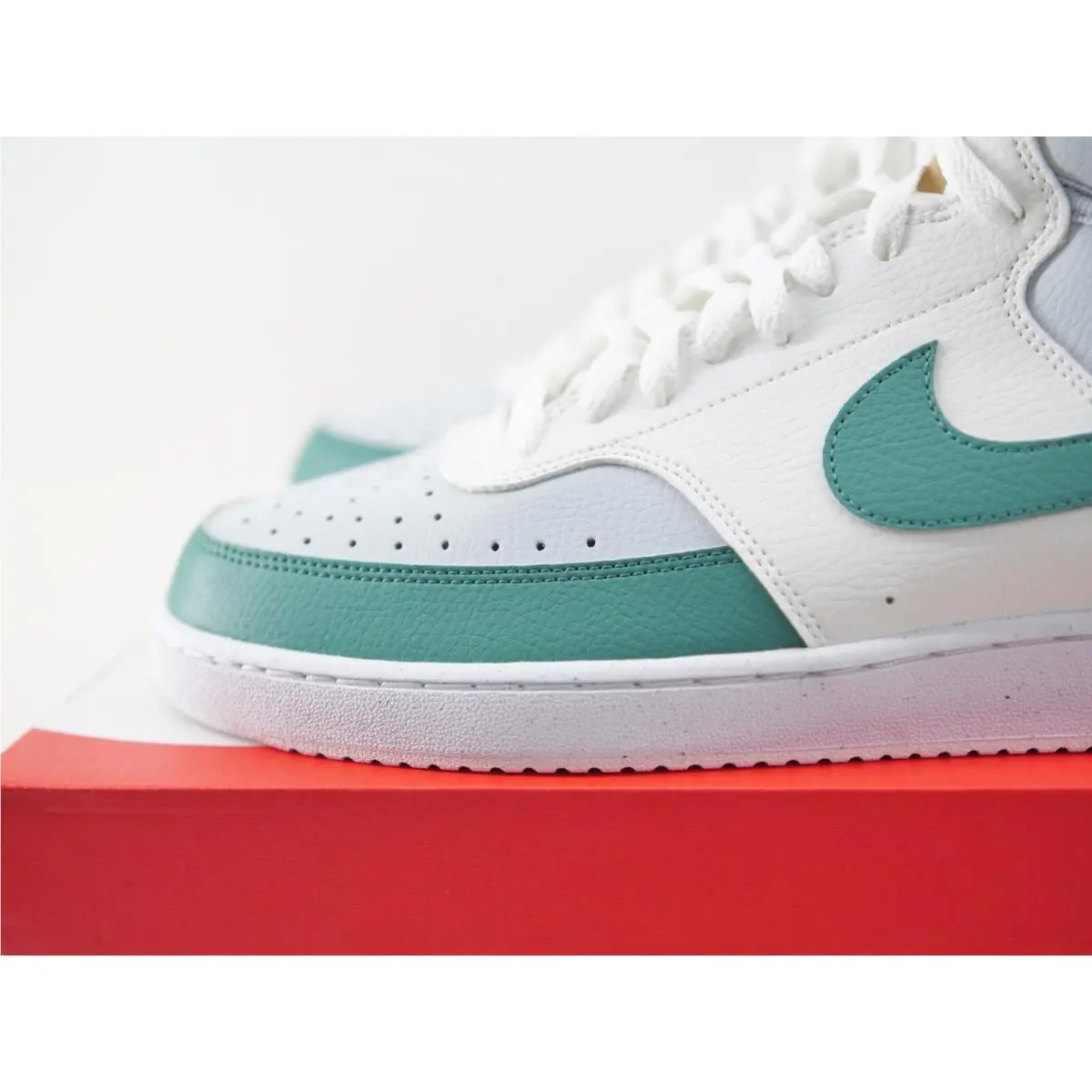 Nike shoes - Nike-Court Vision Mid - Vision Mid - DN3577 102 - White/Gray/Green 1