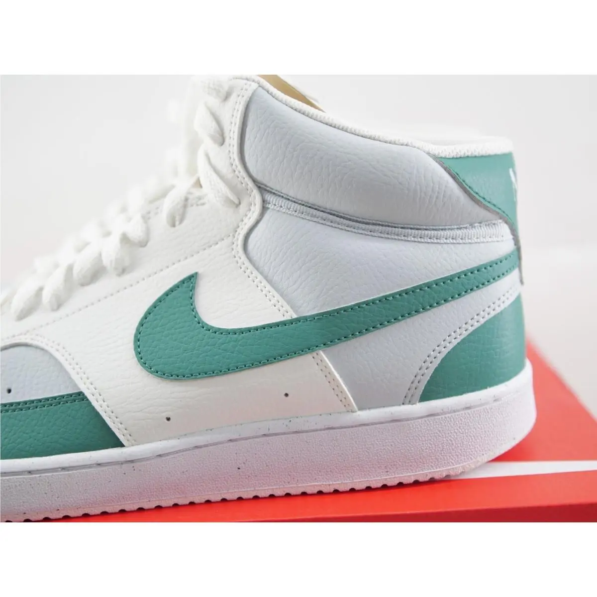 Nike shoes - Nike-Court Vision Mid - Vision Mid - DN3577 102 - White/Gray/Green 2