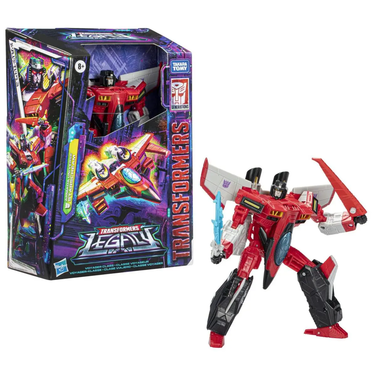 Transformers Legacy 7 Inch Armada Universe Starscream Action Figure Toy