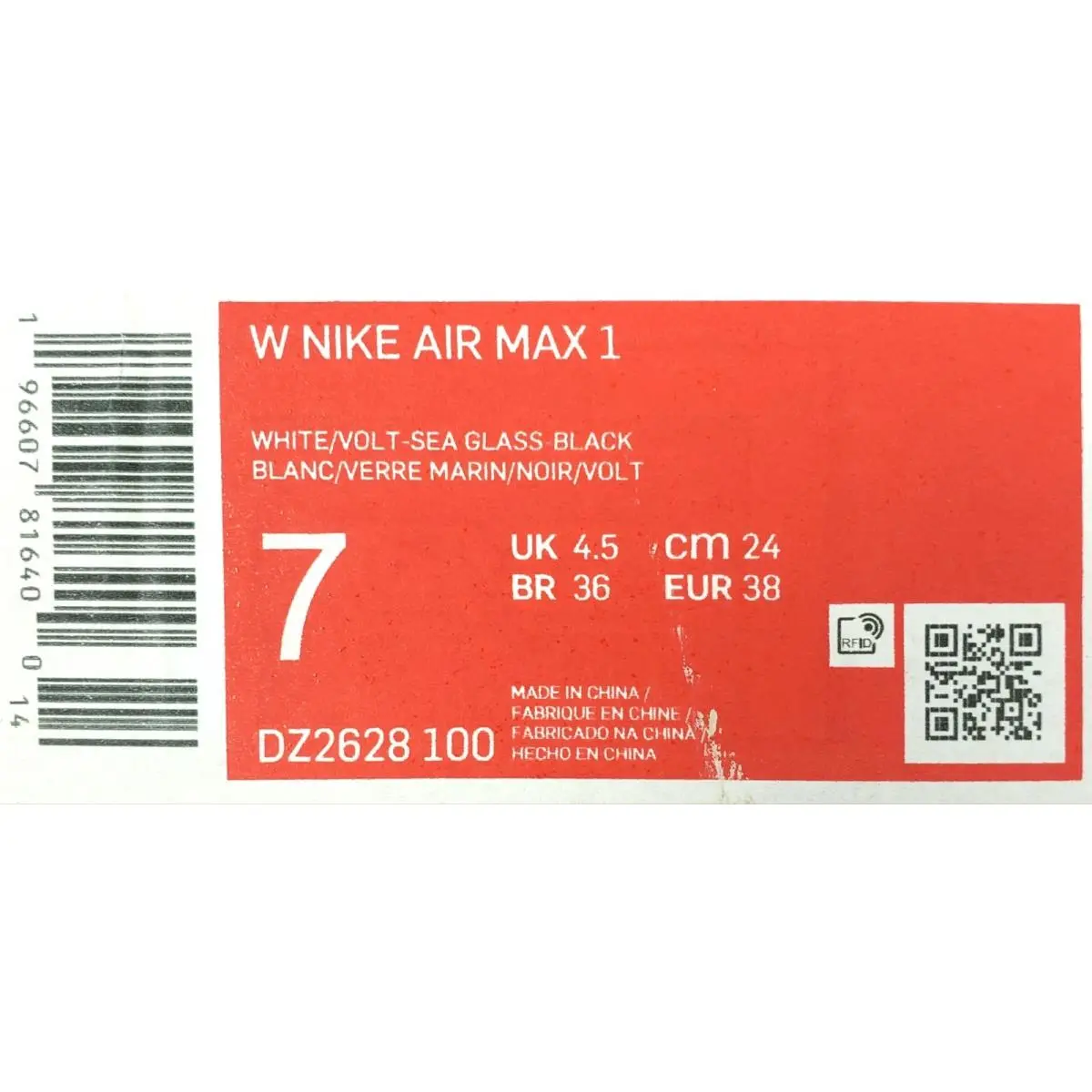 Nike shoes - Nike Air Max 1 - Air Max - DZ2628-100 - White (UPC: 196607816400) 3