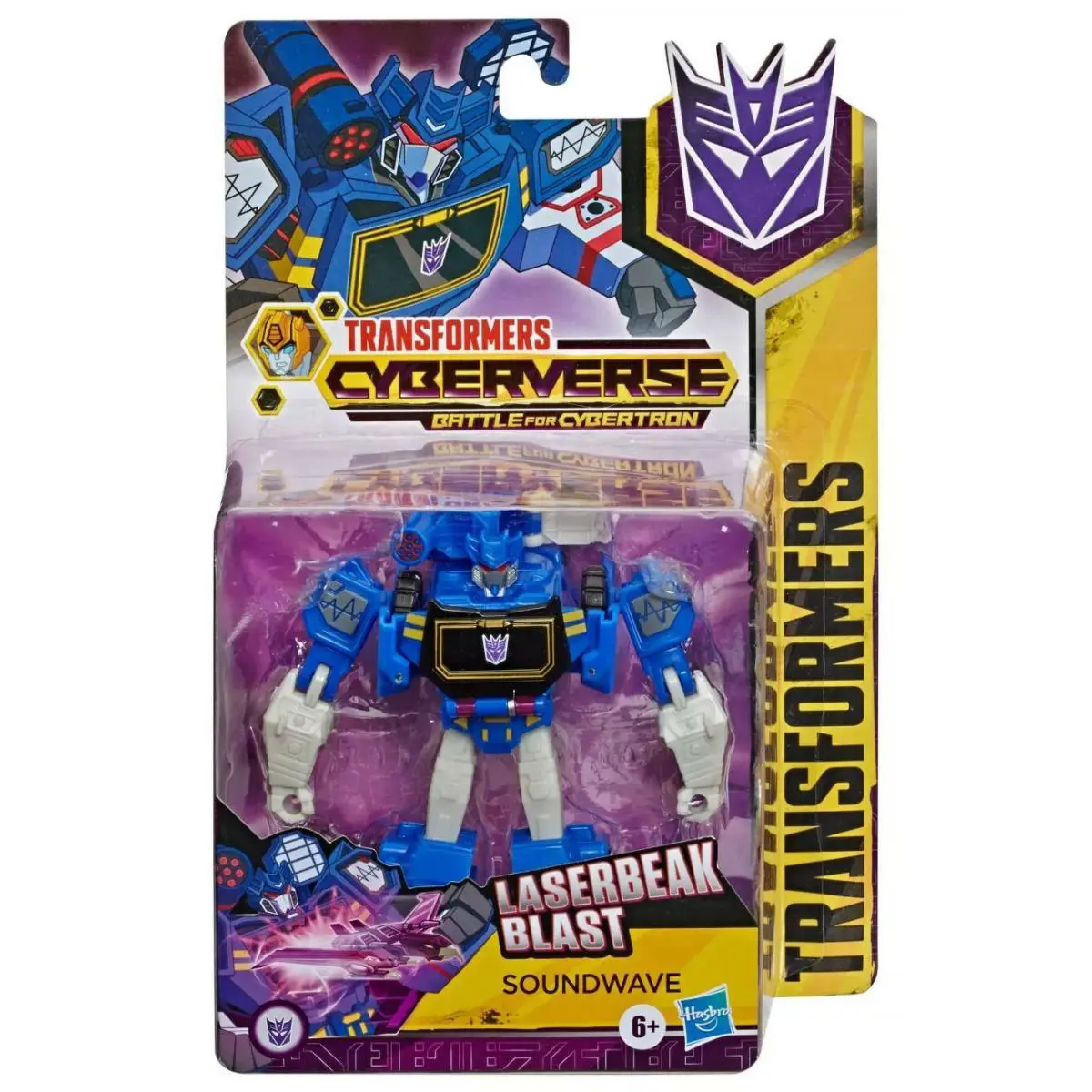 Cyberverse Battle For Cybertron Soundwave Warrior Action Figure