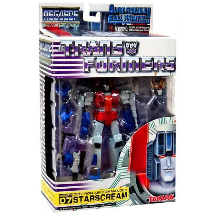 Transformers Animated Super-poseable Collection Starscream Action Figure Scf 07