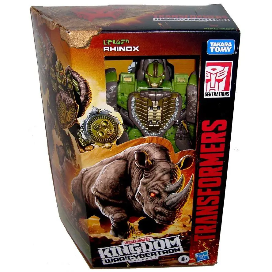 Transformers Rhinox Voyager Figure Kingdom War For Cybertron Takara Tomy Toy